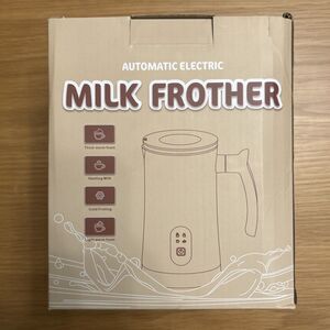 Electric Milk Frother, 4 in 1 Milk Steamer,11.8Oz/350Ml Automatic Warm and Cold